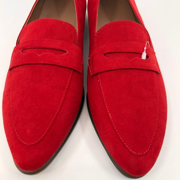 AEROSOLES Red Pointed Toe Flats & Loafers | Pull On Closure - Picture 5 of 6